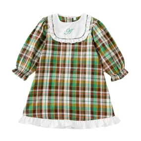 Baby Kid Girls Checked Dresses