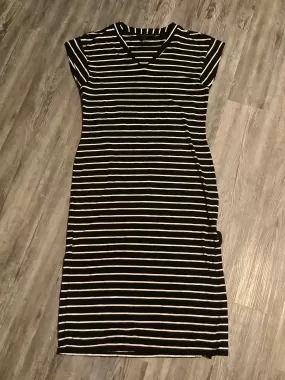 Dress Casual Maxi By White House Black Market In Black & White, Size: S