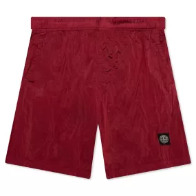 Econyl Regenerated Nylon Swim Trunks - Red