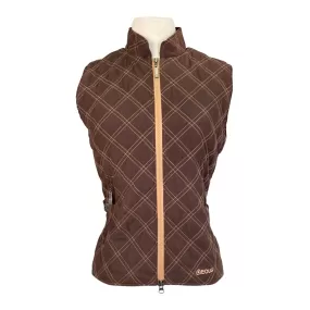 EOUS Quilted Vest in Brown - Women's XS