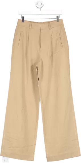 EVERLANE Brown The Linen Way-high Drape Pant W27