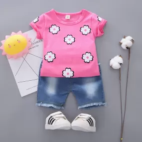 Flowers Newborn baby girl Clothes Sets