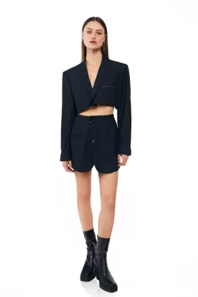 Leana Crop Suit Blazer