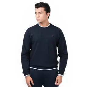 Pullover Sweatshirt-Navy