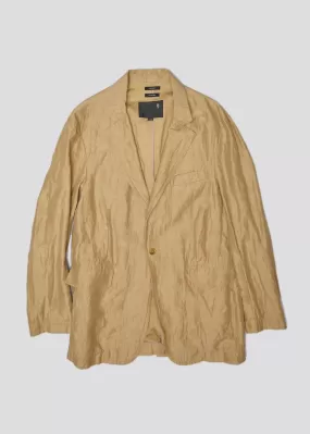 R13 Oversized Ragged Blazer Khaki