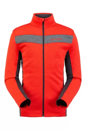 'Spyder' Men's Encore Full Zip Fleece - Volcano